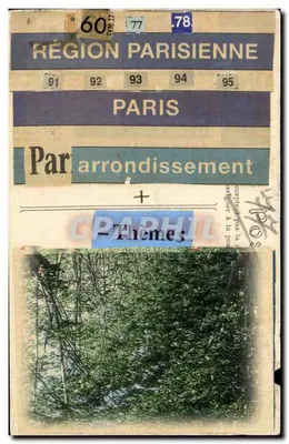 Bry-sur-Marne - Przypływy 1910 - Pawiak ulicy Unii - Stara pocztówka — Rewers