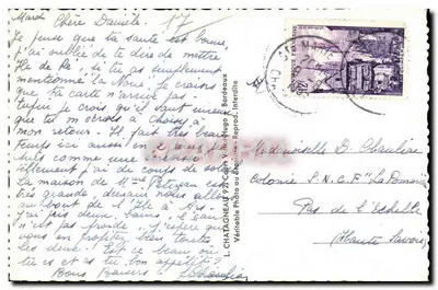 L'Île-de-Rev - Lembrança de L'Île-de-Rev - L. CHATAGNEAU, 921, Cours V. Hugo, Bordeaux — Verso