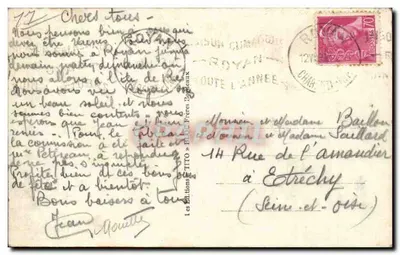Royan - Grande Conche. Le Casino. La Passerelle. La Plage — Tito — Rewers