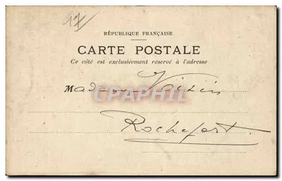 ROYAN — Wjazd do portu przy niskiej wodzie — Wydawca nieznany — Rewers
