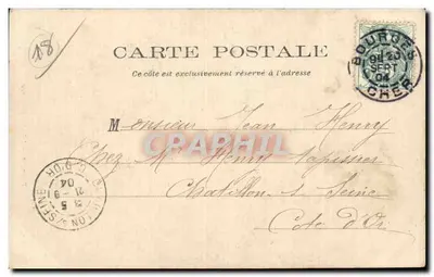 Bourges — Katedra św. Piotra — B. Laumesdal, Châteauneuf — Rewers