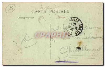 Saint-Amand-Montrond — Vista Geral (lado Leste) — Editor desconhecido, n°1 — Verso