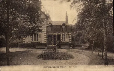 St-Florent-sur-Cher — Uma Villa — Imp. Phot. A. Thulot, Rue Girand
