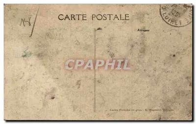 Bilhete postal antigo Sury es Bois Villa de Crecy — Verso