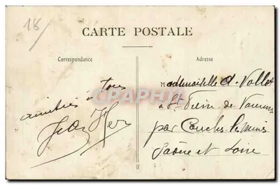 Bourges -- Katedra, widok z ogrodu -- R. 212 — Rewers