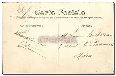 Bourges — Estado-Maior da Artilharia — Verso