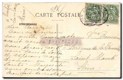 Évreux — Pamiątka z Évreux — L.B. PARIS — Rewers