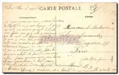 Evreux (Eure) - Normale School voor Jongens - E.P. — Achterkant