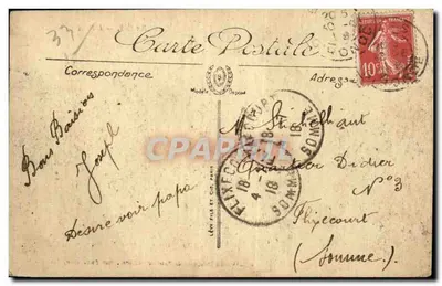 Bazas — Hotel de Villié — J. Sanchez, wydawca, ulica Fondespan, Bazas — Rewers