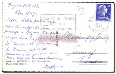 Beziers — Promenady — Wydawnictwo Ennègée — Rewers