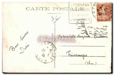 Argenton-sur-Creuse (Indre) — Vista sobre a Creuse — R.D. — Verso