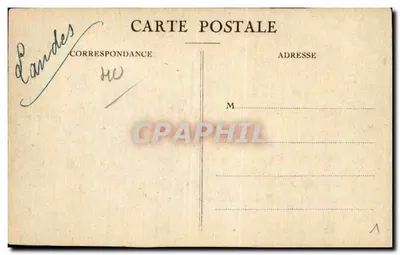 Landes — Um canto de fazenda — Almanach Vermot, Cl. Horizons de France — Verso