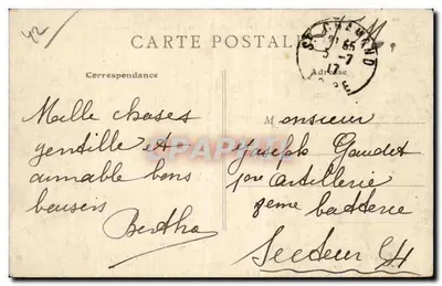 Rive-de-Gier (Loire) - Jardim das Plantas — B. F., Paris — Verso