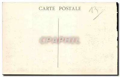 Marseille - La Canebiere - Stara pocztówka — Rewers