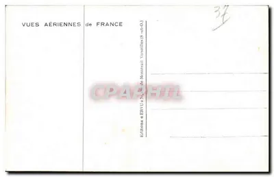 Zamek w Amboise — widok z lotu — Wydawnictwo Vues Aériennes de France — Rewers