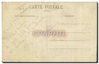 PAGNY-sur-MEUSE - Quartier Sud — vista do vilarejo com igreja — editor Claudon — Verso
