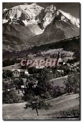 Combloux (Haute-Savoie) — vista do Monte Branco — Éditions J. Cellard, Bron (Rhône)