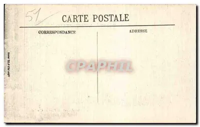 Batalha da Marne (6-13 set. 1914) — Castelo de Mondement — Intenso Combate entre os Zouaves e a Guarda Prussiana (Excerto de "En Plein Feu") — Vihé & Farn n° 12 — Verso