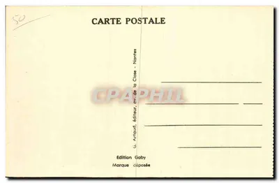 Carolles (Manche) — O Porto do Lude — Saby — Verso