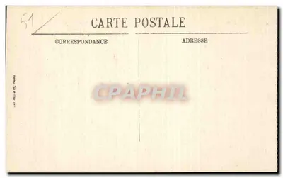 Batalha da Marne — Alemães nos bosques de Fère-Champenoise — Editado em Paris n°13 — Verso