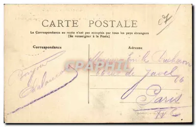 Il Mont Gerbier-des-Joncs — 1548 — Editore G. Argec, Antebas (Ardèche) — Verso