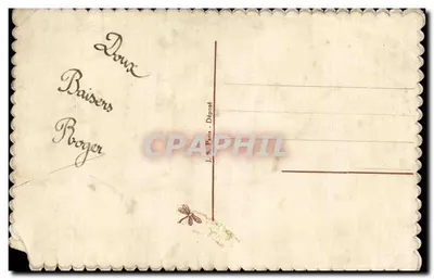 Souvenir du Charente — drapeaux croisés — J. S. Paris Déposé — Reverso