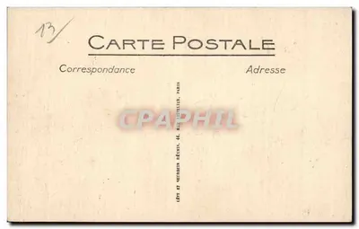 Exposição Colonial de Marselha — Palácio de Madagascar — E. Richard, Arquiteto — Verso