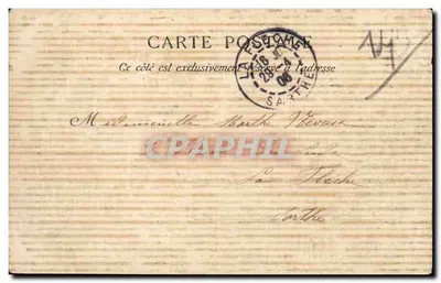 CAEN (Calvados) — Wyruszenie statku z Havru — J. Breton, n° 154 — Rewers