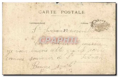 Spor Takımı — Saint-Servan — Kartpostal — Arka yüz