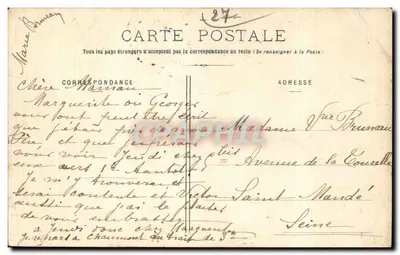 Courcelles-sur-Seine — Katedra — Fot. A. L., Vernon — Rewers