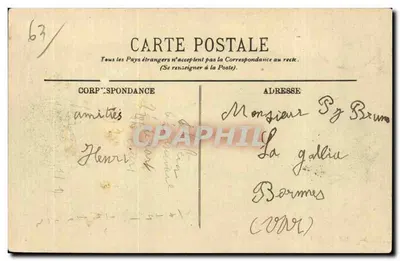 La Bourboule — Źródło Clémence — LL. — Rewers