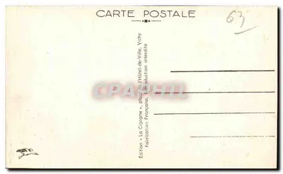 Clermont-Ferrand — Rue des Gras i Katedra — La Cigogne, nr 4015 bis — Rewers
