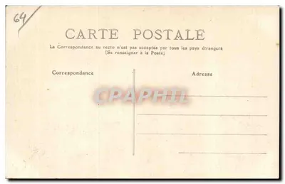 Bayonne — De bruggen over de Nive — Achterkant
