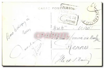 Eaux-Bonnes (B.P.) — Casa de Repouso das P.T.T — Cliché Mesple's - Laruns — Verso