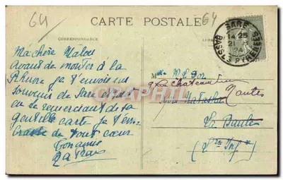 Sare (B.-P.) — Ogólny widok — Fototypia Harvel Delkey, Bordenas — Rewers