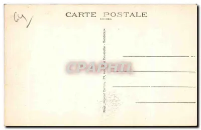 Sauveterre-de-Béarn — Catena dei Pirenei - Pic d'Orhy — Cartolina d'epoca n°44 — Verso