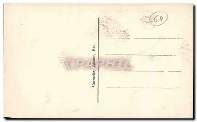 Pau — Poczta i Aleja Bosquet — Carrarrache, wydawca, Pau — Rewers