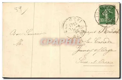 Maubeuge — O Tambour Strob — editor Strob, n°72 — Verso