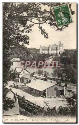 Pierrefonds - Stacja, skrzyżowanie i zamek — Wydawnictwo Varin