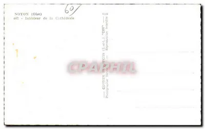 Noxon (Oise) — Wnętrze katedry — Combiér (S.-et-L.) 'CIM' — Rewers