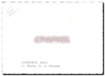 Gerberoy (Oise) — A Moinha da Capela — editor CPHAPHIL — Verso