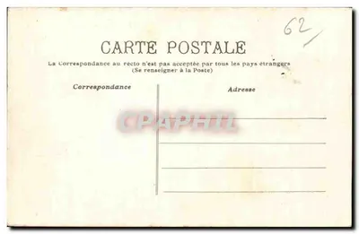 Arras — Hotel de Correos — E.C. n°22 — Reverso