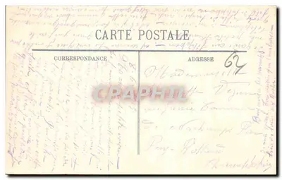 Arras — Rue St-Géry e o Sino antes do bombardeio de 6-7-8 outubro 1914-1915 — LL — Verso