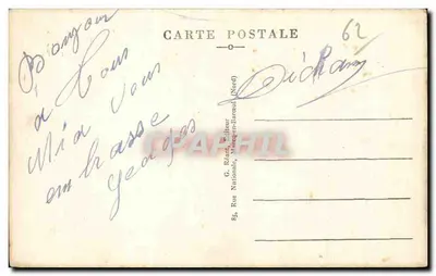 Berck-Plage (P.-de-C.) - Szpital Bouville — Rewers