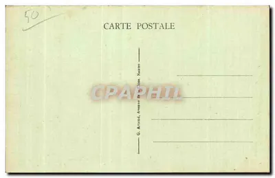 Avranches — Pomnik Pamięci Francuski i kamień Henri II — G. Artun, Nantes — Rewers