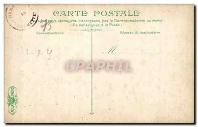 Les Charmelles - Sala de jantar de J.J. Rousseau — Chambery, editor J.J. Rousseau, número de série não visível — Verso