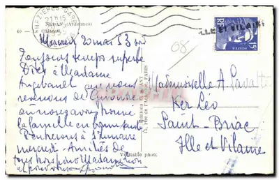 O Castelo de Sépans — Ardenas — Edições G. BEANT, Paris — Verso