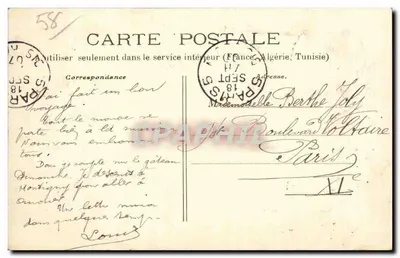 La Collancelle — O Canal do Nivernais — editor não visível — Verso