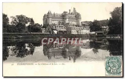 Pierrefonds — Zamek i Jezioro — LL.