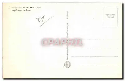 Góry Larn — okolice Mazamet (Tarn) — Wydawnictwo Narbo — Rewers